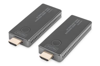 Digitus DS-55323 audio/video extender AV-zender & ontvanger Zwart, Zilver 