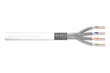 Digitus DK-1743-VH-305-MF-W netværkskabel Hvid 305 m Cat7 S/FTP (S-STP) Ingen Cat 7 305m Hvid