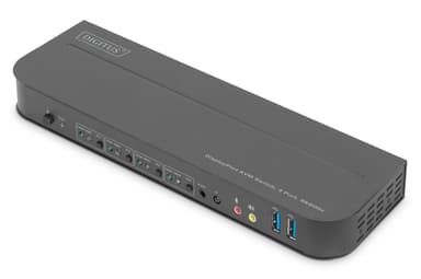 Digitus KVM SWITCH 4-PORT. 4K60HZ. 4X DP IN. 1X DP/HDMI OUT 