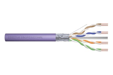 Digitus DK-1623-VH-1 nätverkskablar Violett 100 m Cat6 F/UTP (FTP) Nej Cat6 100m Violett