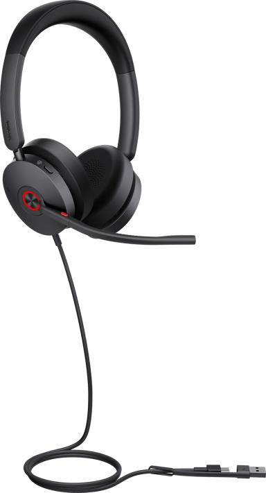 Yealink UH48 Stereo USB-A, USB-C Microsoft Teams Zwart