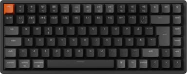 Keychron K2v3 RGB Aluminum Hot Swap QMK Kablet og trådløs Keychron Super Brown Nordisk