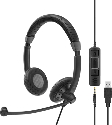 EPOS IMPACT SC 75 Stereo USB-A Microsoft Teams Zwart