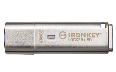 Kingston Ironkey Locker+ 50 256GB USB-A Sølv