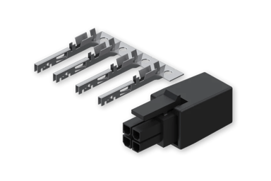 Teltonika 4-pins strömkontakt med terminaler 