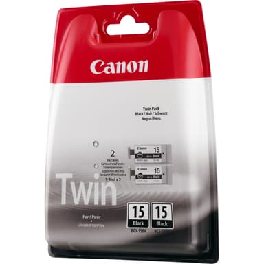Canon Blekk Svart BCI-15BK - I70/I80 2 PCS