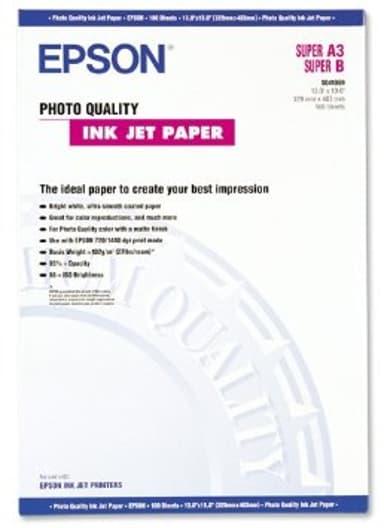 Epson Papier Photo Quality A3+ 100-vel 102G