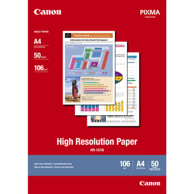 Canon Papper High Resolution Hr-101N A4 50-ark 106G 