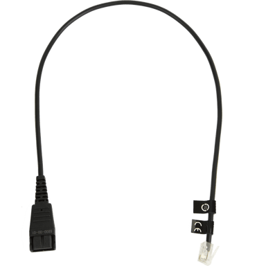 Jabra Hodetelefonkabel 0.5m QD RJ-10