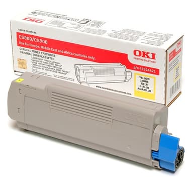 OKI Toner Geel - C5800/5900 