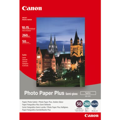 Canon Papper Photo Semi Glossy SG-201 10X15cm 50-Ark 260g 