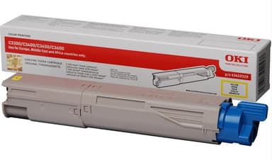 OKI Värikasetti Keltainen 2.5k - C3300/3450
