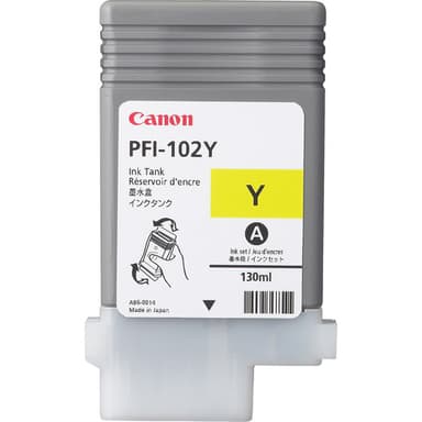 Canon Blæk Gul PFI-102Y - IPF 