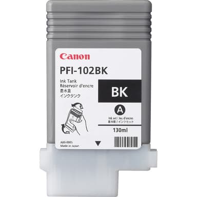 Canon Blekk Svart PFI-102BK - IPF 