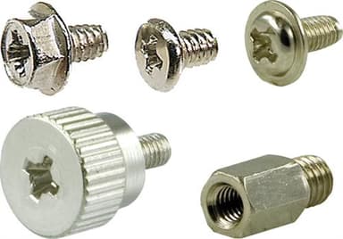 Deltaco Skruv/Spacer till Chassi/HDD(paket om 50) 