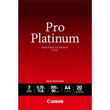 Canon Papper Photo PRO Platinum PT-101 A4 20-Ark 300g 