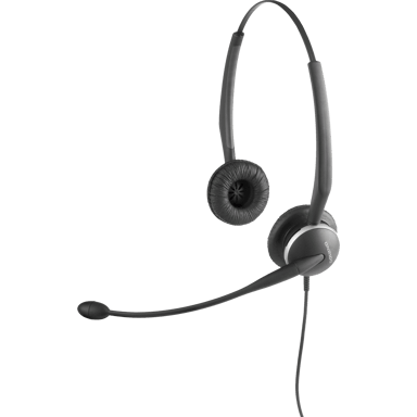 Jabra GN 2100 Flex-Boom Duo Stereo Sort