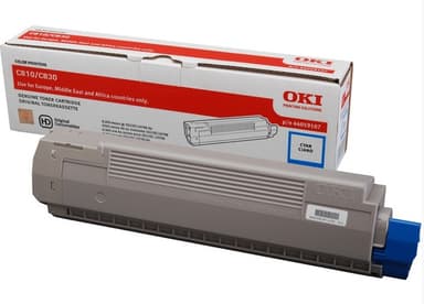 OKI Toner Cyaan 8k - C810/C830 