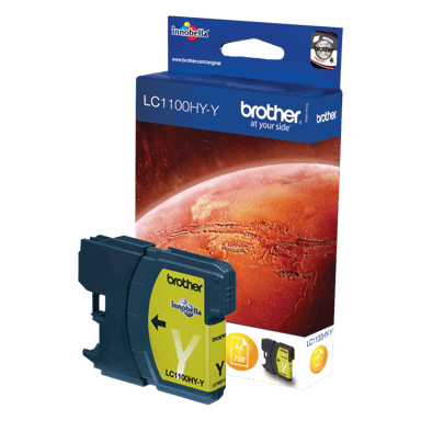 Brother Muste Keltainen LC1100HYY 750 Pages 