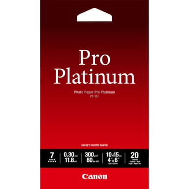 Canon Papper Photo PRO Platinum PT-101 10X15cm 20-Ark 300g