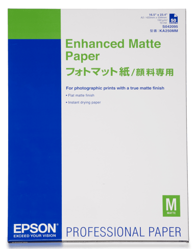 Epson Papper Enhanced Matt A2 50-Ark 192g 