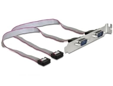 Delock Slotbracket > 2x serial 