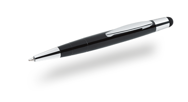 Wedo TouchPen Pioneer Mini Musta - iPad/iPhone/Smartphone Musta