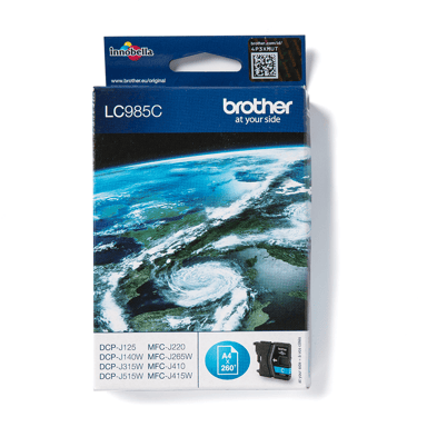 Brother Blekk Cyan LC985C - DCP-J125 