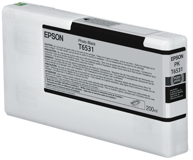 Epson Blekk Foto Svart T653 - STYLUS PRO 4900 200ml