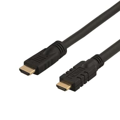 Deltaco HDMI - HDMI HIGH SPEED W/ ETHERNET ACTIVE 10m HDMI HDMI Sort