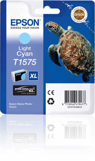 Epson Muste Kevyt Syaani - STYLUS Kuva R3000 