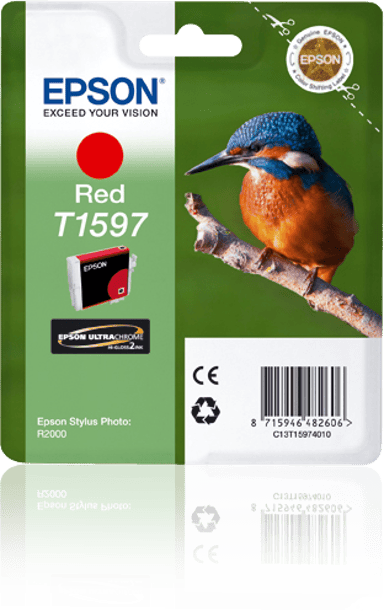 Epson Blekk Rød T1597 - R2000