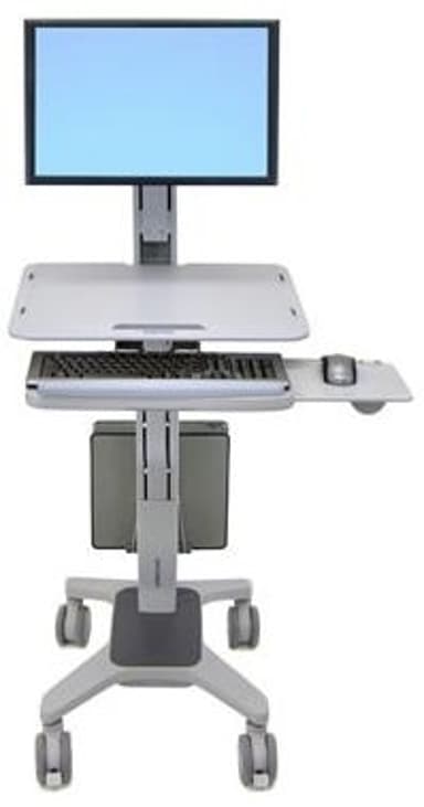 Ergotron WorkFit-C Single LD Sit-Stand Workstation 