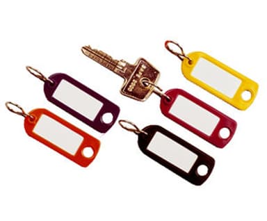 Durable Nyckelbricka Key Clip Blandade Färger 6st 