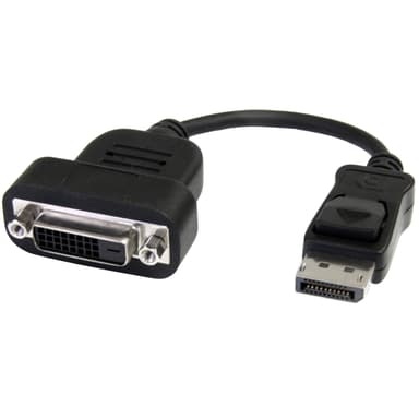 Startech DisplayPort to DVI Active Adapter 0.2m DisplayPort DVI-D Svart