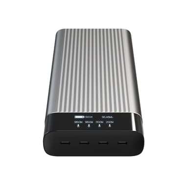 Targus HyperJuice 245 W USB-C 100 Wh batteripakke 27000mAh Sølv