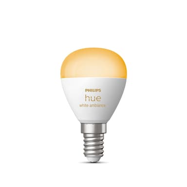 Philips Hue White ambiance Klotlampa – E14 smart ljuskälla 