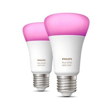 Philips Hue White and Color Ambiance E27 2-pack 