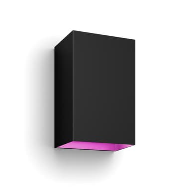 Philips Hue Outdoor Resonate Wall Lantern 2X8w 24V, Black 