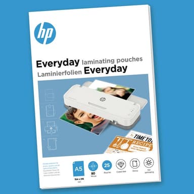 HP Everyday-laminointipussit 80mic A5 25 kpl 