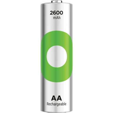 GP ReCyko AA-batteri 2600mAh 4-pack 