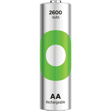 GP ReCyko AA-batteri 2600mAh 4-pak 