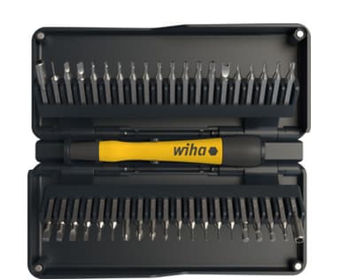 Wiha Mikrobitssett 4 mm, 42 deler 