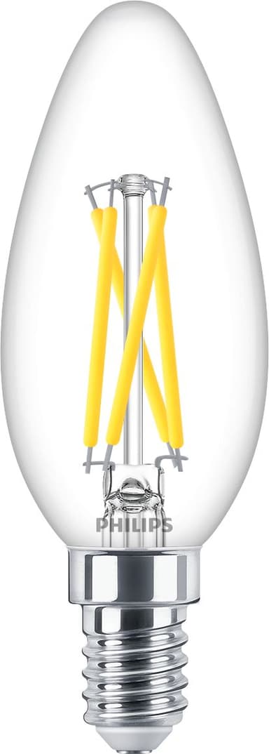 Philips LED E14 Kron Klar 2.5W (25W) 340 Lumen 