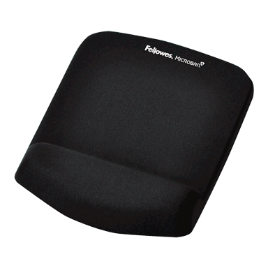 Fellowes PlushTouch Musmatta med Handledsstöd, Svart 