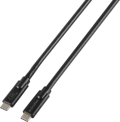 Cirafon USB-C til USB-C-kabel – 240W, 20Gbps 3m Sort