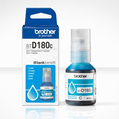 Brother Cyan Blekk 180C 5K 