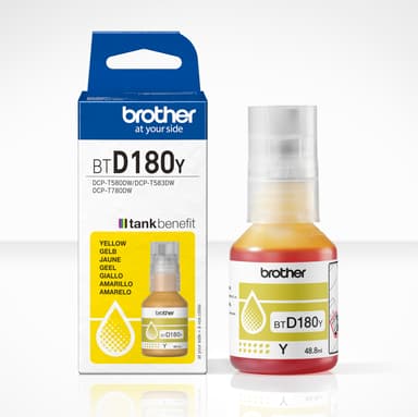 Brother Inkt Geel 180Y 5K 