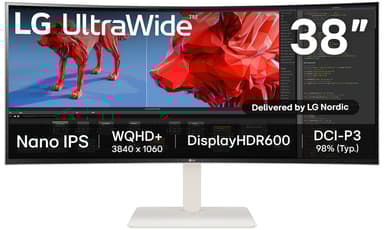 LG 38WR85QC-W 38" 3840 x 1600pixels IPS 21:9 144Hz