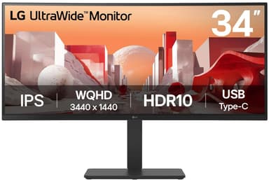 LG 34BA75QE-B 34" 3440 x 1440pixels IPS 21:9 60Hz